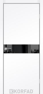 Двері Glass Loft Plato GLP-01 Super PET аляска скло чорне